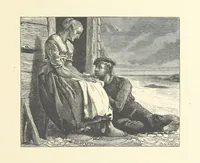 An illustration from North Coast and other poems ... With illustrations by J. Wolf, T. Dalziel [and others] ... Engraved by the Brothers Dalziel (1868)