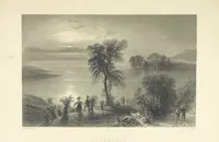 An illustration from The Poems, Letters, and Land of Robert Burns: illustrated by W. H. Bartlett, T. Allom, and other artists. With a new memoir of the poet, and notices, critical and biographical, of his works, by Allan Cunningham (1840)