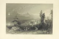 An illustration from The Poems, Letters, and Land of Robert Burns: illustrated by W. H. Bartlett, T. Allom, and other artists. With a new memoir of the poet, and notices, critical and biographical, of his works, by Allan Cunningham (1840)