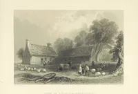 An illustration from The Poems, Letters, and Land of Robert Burns: illustrated by W. H. Bartlett, T. Allom, and other artists. With a new memoir of the poet, and notices, critical and biographical, of his works, by Allan Cunningham (1840)