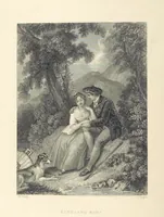 An illustration from The Poems, Letters, and Land of Robert Burns: illustrated by W. H. Bartlett, T. Allom, and other artists. With a new memoir of the poet, and notices, critical and biographical, of his works, by Allan Cunningham (1840)
