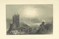 An illustration from The Poems, Letters, and Land of Robert Burns: illustrated by W. H. Bartlett, T. Allom, and other artists. With a new memoir of the poet, and notices, critical and biographical, of his works, by Allan Cunningham (1840)