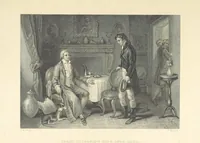 An illustration from The Poems, Letters, and Land of Robert Burns: illustrated by W. H. Bartlett, T. Allom, and other artists. With a new memoir of the poet, and notices, critical and biographical, of his works, by Allan Cunningham (1840)