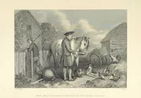 An illustration from The Poems, Letters, and Land of Robert Burns: illustrated by W. H. Bartlett, T. Allom, and other artists. With a new memoir of the poet, and notices, critical and biographical, of his works, by Allan Cunningham (1840)
