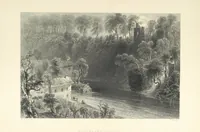 An illustration from The Poems, Letters, and Land of Robert Burns: illustrated by W. H. Bartlett, T. Allom, and other artists. With a new memoir of the poet, and notices, critical and biographical, of his works, by Allan Cunningham (1840)