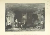 An illustration from The Poems, Letters, and Land of Robert Burns: illustrated by W. H. Bartlett, T. Allom, and other artists. With a new memoir of the poet, and notices, critical and biographical, of his works, by Allan Cunningham (1840)