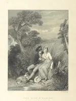 An illustration from The Poems, Letters, and Land of Robert Burns: illustrated by W. H. Bartlett, T. Allom, and other artists. With a new memoir of the poet, and notices, critical and biographical, of his works, by Allan Cunningham (1840)