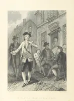 An illustration from The Poems, Letters, and Land of Robert Burns: illustrated by W. H. Bartlett, T. Allom, and other artists. With a new memoir of the poet, and notices, critical and biographical, of his works, by Allan Cunningham (1840)