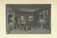 An illustration from The Works of Robert Burns; with Dr. Currie's memoir of the poet, and an essay on his genius and character, by Professor Wilson. Also numerous notes, annotations, and appendices. Embellished by eighty-one portraits and landscape illustrations (1843)