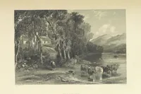 An illustration from The Works of Robert Burns; with Dr. Currie's memoir of the poet, and an essay on his genius and character, by Professor Wilson. Also numerous notes, annotations, and appendices. Embellished by eighty-one portraits and landscape illustrations (1843)
