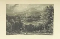 An illustration from The Works of Robert Burns; with Dr. Currie's memoir of the poet, and an essay on his genius and character, by Professor Wilson. Also numerous notes, annotations, and appendices. Embellished by eighty-one portraits and landscape illustrations (1843)