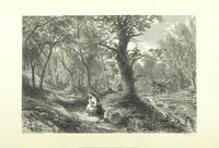 An illustration from Burns. [Poems, letters and journals. With plates, including a portrait (1879)