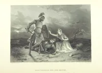An illustration from Burns. [Poems, letters and journals. With plates, including a portrait (1879)