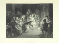 An illustration from Burns. [Poems, letters and journals. With plates, including a portrait (1879)