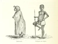 An illustration from Voyage aux grands lacs de l'Afrique Orientale ... Ouvrage traduit ... par Mme H. Loreau, et illustré de 37 vignettes (1862)