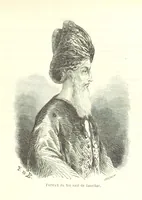 An illustration from Voyage aux grands lacs de l'Afrique Orientale ... Ouvrage traduit ... par Mme H. Loreau, et illustré de 37 vignettes (1862)
