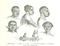 An illustration from Voyage aux grands lacs de l'Afrique Orientale ... Ouvrage traduit ... par Mme H. Loreau, et illustré de 37 vignettes (1862)