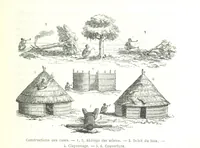 An illustration from Voyage aux grands lacs de l'Afrique Orientale ... Ouvrage traduit ... par Mme H. Loreau, et illustré de 37 vignettes (1862)