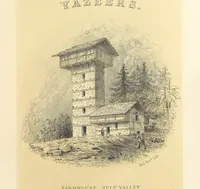 Picture 2 of 44 from Kulu: its beauties, antiquities and silver mines, including a trip over the Snowy Range and glaciers. By the author of “Notes on the Mineral Wealth of India” [i.e. J. Calvert] (1873), leaf 9
