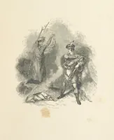 An illustration from The Poetical Works of Thomas Campbell. Illustrated by twenty vignettes from designs by Turner, and thirty-seven woodcuts from designs by Harvey. [With a portrait (1843)