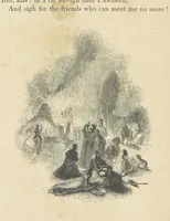 An illustration from The Poetical Works of Thomas Campbell. Illustrated by twenty vignettes from designs by Turner, and thirty-seven woodcuts from designs by Harvey. [With a portrait (1843)