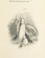 An illustration from The Poetical Works of Thomas Campbell. Illustrated by twenty vignettes from designs by Turner, and thirty-seven woodcuts from designs by Harvey. [With a portrait (1843)