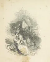 An illustration from The Poetical Works of Thomas Campbell. Illustrated by twenty vignettes from designs by Turner, and thirty-seven woodcuts from designs by Harvey. [With a portrait (1843)