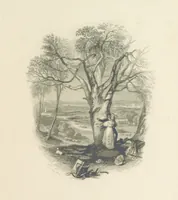 An illustration from The Poetical Works of Thomas Campbell. Illustrated by twenty vignettes from designs by Turner, and thirty-seven woodcuts from designs by Harvey. [With a portrait (1843)