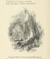An illustration from The Poetical Works of Thomas Campbell. Illustrated by twenty vignettes from designs by Turner, and thirty-seven woodcuts from designs by Harvey. [With a portrait (1843)