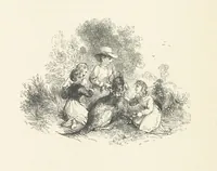 An illustration from The Poetical Works of Thomas Campbell. Illustrated by twenty vignettes from designs by Turner, and thirty-seven woodcuts from designs by Harvey. [With a portrait (1843)