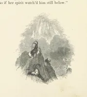 An illustration from The Poetical Works of Thomas Campbell. Illustrated by twenty vignettes from designs by Turner, and thirty-seven woodcuts from designs by Harvey. [With a portrait (1843)