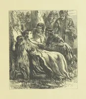 An illustration from Gertrude of Wyoming ... With thirty-five illustrations engraved by the Brothers Dalziel (1857)