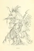 An illustration from Catlin's Notes of Eight Years' Travels and Residence in Europe, with the North American Indian Collection. With anecdotes and incidents of the travels and adventures of three different parties of American Indians, whom he introduced to the Courts of England, France and Belgium (1848)