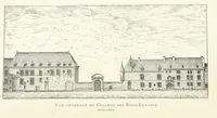An illustration from Histoire du Collège des Bons-Enfants de l'Université de Reims depuis son origine jusqu'à ses récentes transformations ... Édition ornée de plans, gravures et vignettes, etc (1885)