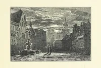An illustration from Logroño. A metric drama in two acts ... With twenty-nine illustrations by T. Walter Wilson (1877)