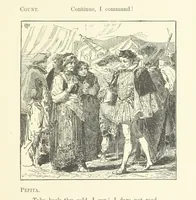 An illustration from Logroño. A metric drama in two acts ... With twenty-nine illustrations by T. Walter Wilson (1877)