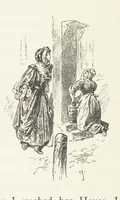 An illustration from Cherry & Violet, a tale of the Great Plague. By the author of “Mary Powell” [i.e. Anne Manning] (1897)
