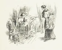An illustration from Cherry & Violet, a tale of the Great Plague. By the author of “Mary Powell” [i.e. Anne Manning] (1897)
