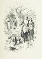 An illustration from Cherry & Violet, a tale of the Great Plague. By the author of “Mary Powell” [i.e. Anne Manning] (1897)