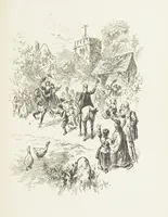 An illustration from Cherry & Violet, a tale of the Great Plague. By the author of “Mary Powell” [i.e. Anne Manning] (1897)