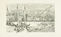 An illustration from Cherry & Violet, a tale of the Great Plague. By the author of “Mary Powell” [i.e. Anne Manning] (1897)
