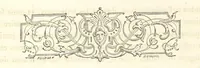 An illustration from Archives du château de Chenonceau. Diane de Poitiers au Conseil du Roi. Épisode de l'histoire de Chenonceau sous François Ier et Henry II, 1532-1556 ... Publié ... avec une introduction par M. l'abbé C. Chevalier (1866)