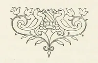 An illustration from The Carved Cartoon: a picture of the past (1874)
