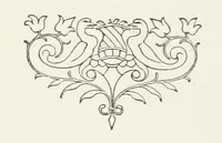 An illustration from The Carved Cartoon: a picture of the past (1874)