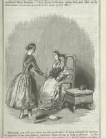 An illustration from Clarisse: or the Merchant's daughter. A romance (1847)