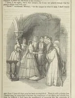 An illustration from Clarisse: or the Merchant's daughter. A romance (1847)