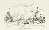 An illustration from The Captain of the “Mary Rose.” A tale of to-morrow ... Illustrated, etc (1892)