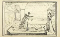 An illustration from Valentine Verses; or, Lines of truth, love, and virtue. [With plates, lithographed by the author (1827)