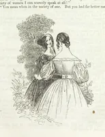 An illustration from The Sisters; or, the Fatal marriages ... Illustrated with fifty-eight engravings by Kenny Meadows and Alfred Crowquill: a portrait of the author: and twenty-two etchings on steel, by Onwhyn. Second edition, with additions (1851)