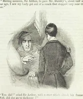Picture 46 of 59 from The Sisters; or, the Fatal marriages ... Illustrated with fifty-eight engravings by Kenny Meadows and Alfred Crowquill: a portrait of the author: and twenty-two etchings on steel, by Onwhyn. Second edition, with additions (1851), leaf 209